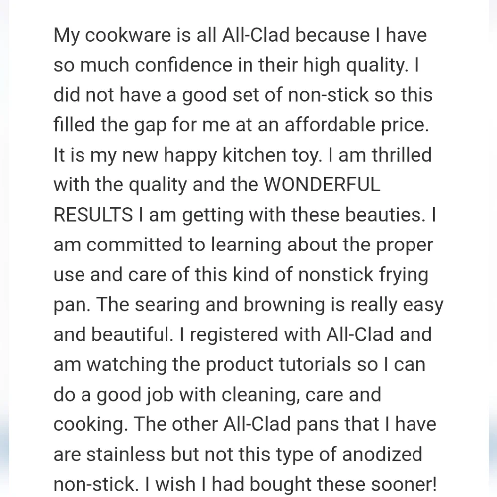 All-Clad Hard-Anodized Fry Pan 3-piece Set